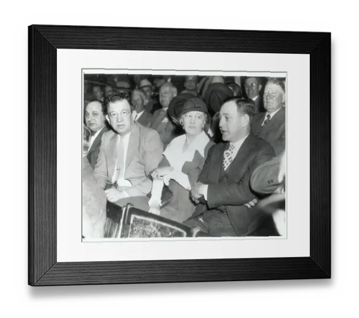 Framed Print : Jack Lewis Watching Boxing Match Framed Print : Jack Lewis Watching Boxing Match
