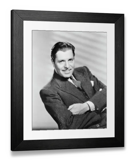 Framed Print : Warner Baxter Framed Print : Warner Baxter