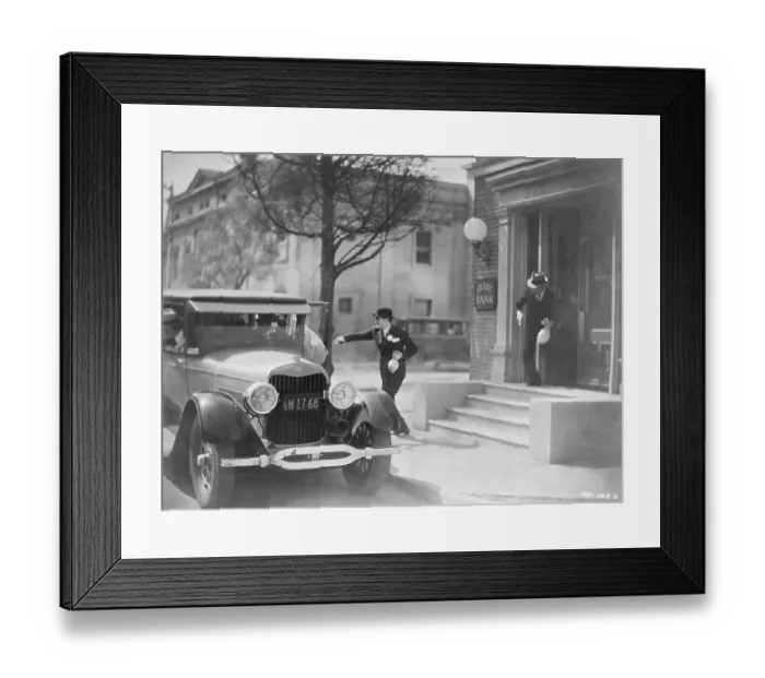 Framed Print : Bank Robbers in Movie Still Framed Print : Bank Robbers in Movie Still