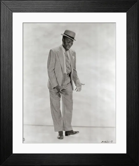Framed Print : Famed Dancer Bill Robinson