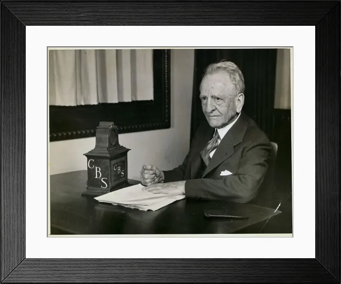 Framed Print : Carter Glass Sitting at Desk Framed Print : Carter Glass Sitting at Desk