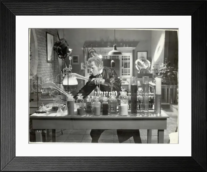 Framed Print : Werewolf of London Doctor Trying to Find a Cure Framed Print : Werewolf of London Doctor Trying to Find a Cure