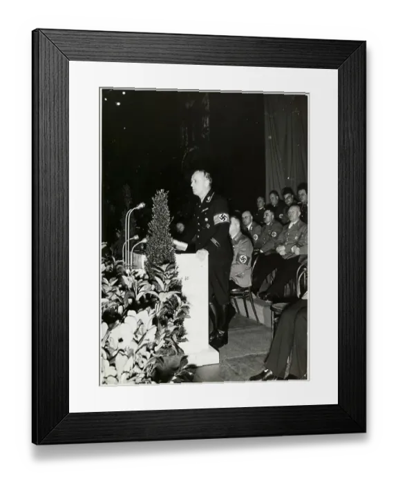Framed Print : German Foreign Minister Joachim von Ribbentrop Making Speech Framed Print : German Foreign Minister Joachim von Ribbentrop Making Speech