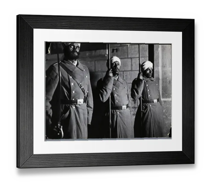 Framed Print : Ethiopian Guards of Askari