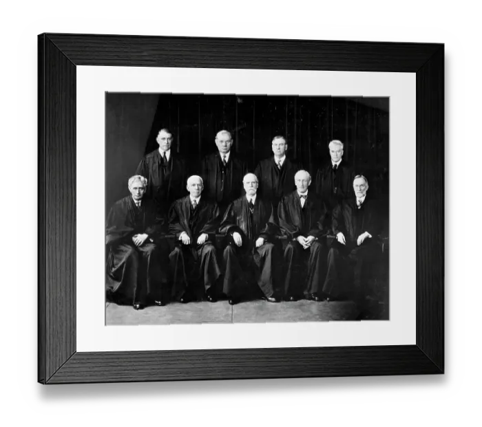 Framed Print : United States Supreme Court Justices Framed Print : United States Supreme Court Justices