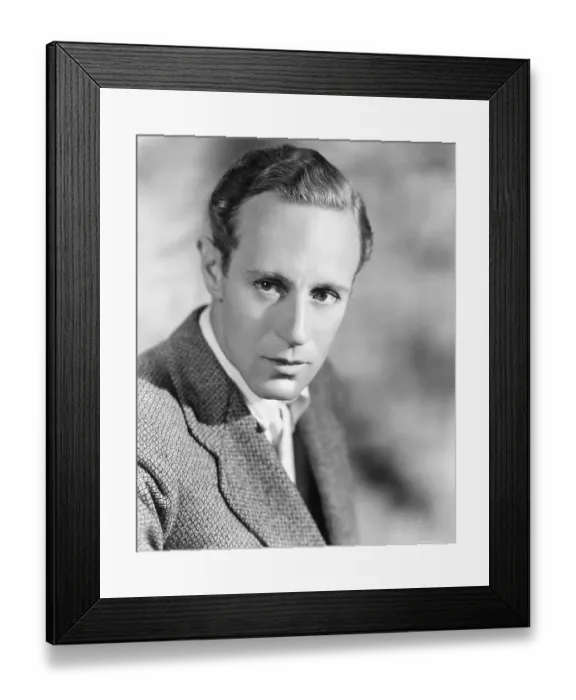 Framed Print : Portrait of English Actor Leslie Howard Framed Print : Portrait of English Actor Leslie Howard