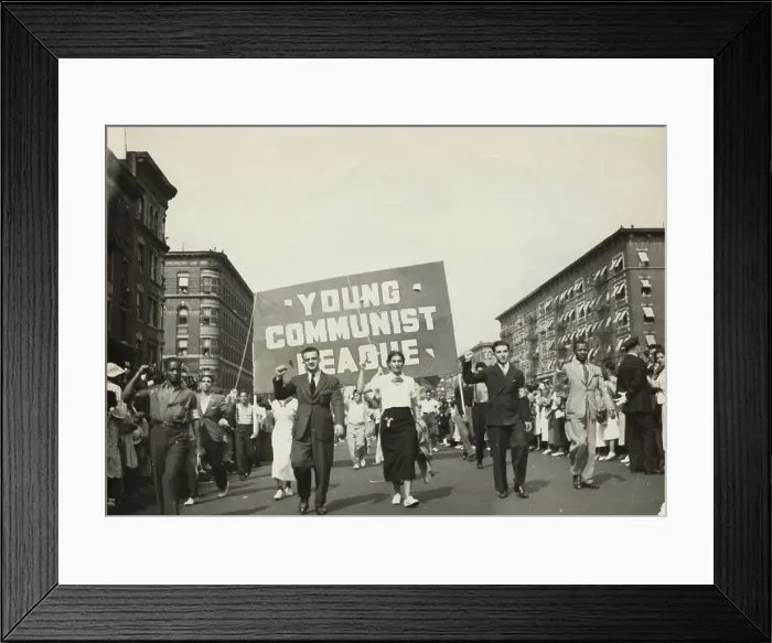 Framed Print : Young Communist League on Parade Framed Print : Young Communist League on Parade