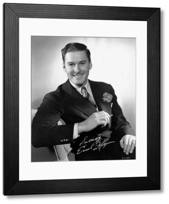 Framed Print : Errol Flynn Framed Print : Errol Flynn