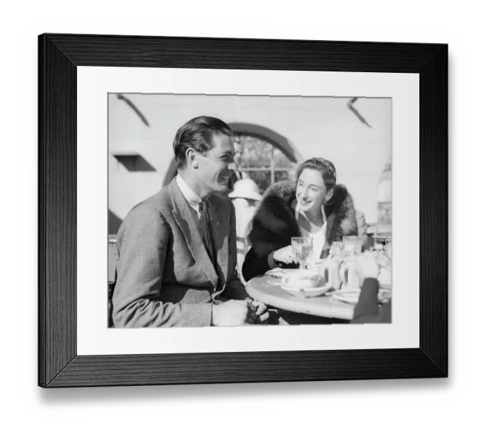 Framed Print : Portrait of Frank Shields with His Wife Rebecca Framed Print : Portrait of Frank Shields with His Wife Rebecca