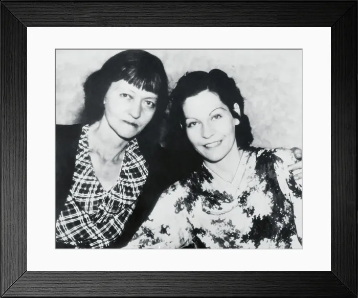 Framed Print : Portrait of Emma Parker and Billy Mace Framed Print : Portrait of Emma Parker and Billy Mace
