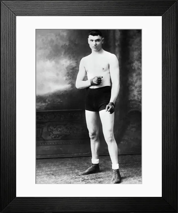 Framed Print : Jack Dempsey in Boxing Gear Framed Print : Jack Dempsey in Boxing Gear