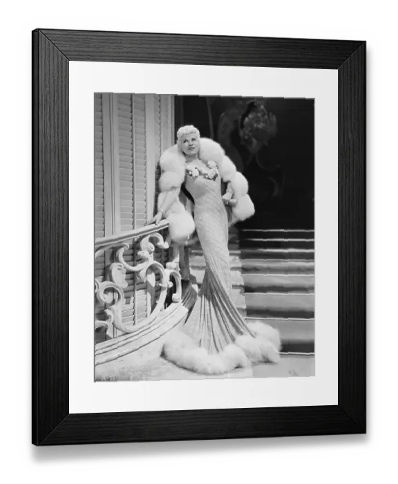Framed Print : Full Length Portrait of Mae West