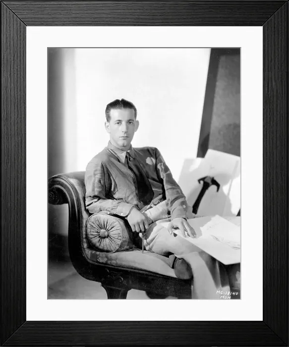 Framed Print : Portrait of Gilbert Adrian Framed Print : Portrait of Gilbert Adrian