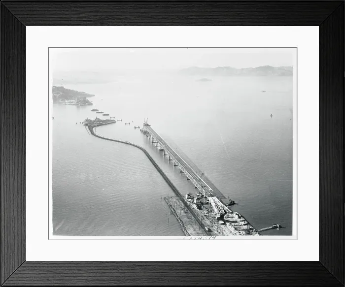 Framed Print : San Francisco Bridge Progression Framed Print : San Francisco Bridge Progression