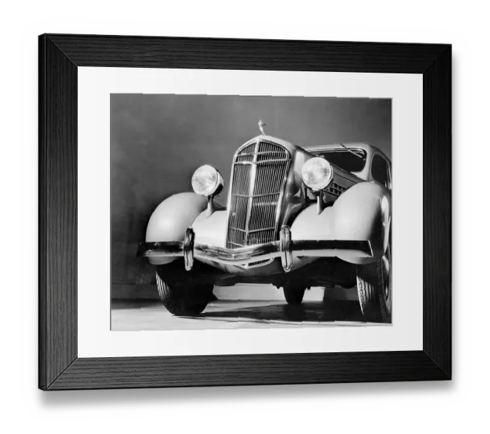 Framed Print : Front View of a De Soto Airstream Framed Print : Front View of a De Soto Airstream