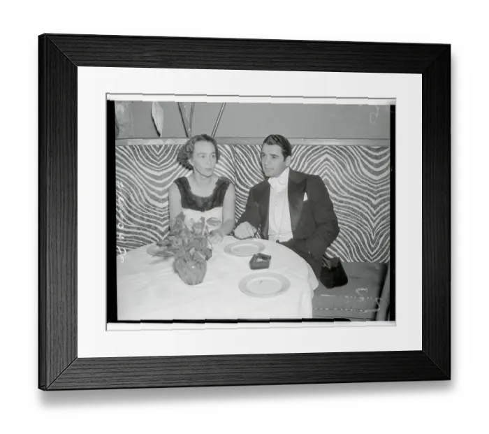Framed Print : Adela Rogers St. John and Enid Fiermonte at El Morocco Framed Print : Adela Rogers St. John and Enid Fiermonte at El Morocco