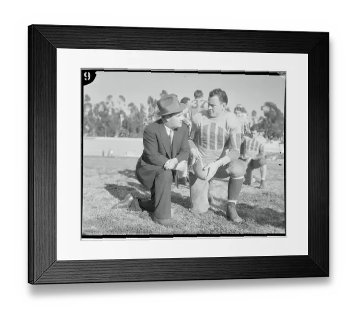 Framed Print : Coach Frank Thomas and Captain Bill Lee Framed Print : Coach Frank Thomas and Captain Bill Lee