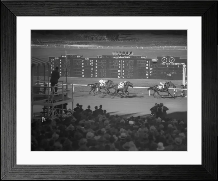 Framed Print : Horse Racing at Santa Anita Race Track Framed Print : Horse Racing at Santa Anita Race Track