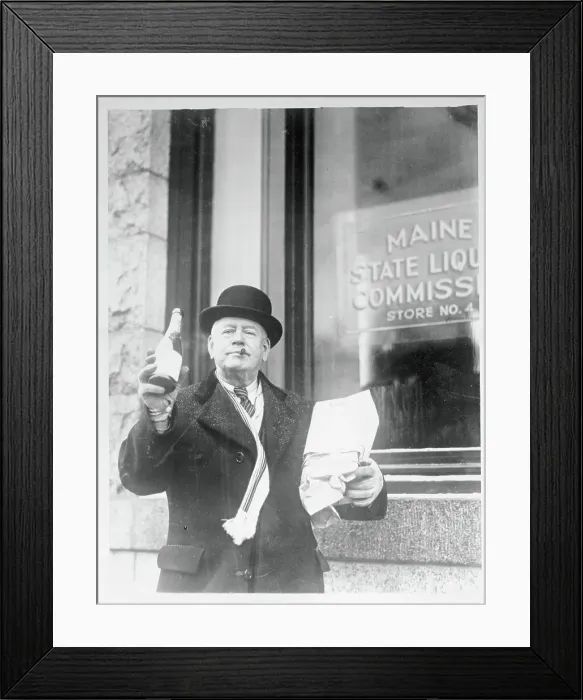 Framed Print : Charles Vallee Standing Outside of a Store Framed Print : Charles Vallee Standing Outside of a Store