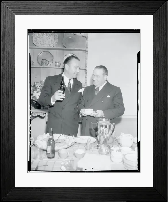 Framed Print : Robert Armstong and George McManus Framed Print : Robert Armstong and George McManus
