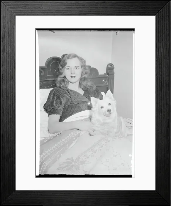 Framed Print : Portrait of Mary Kruis Framed Print : Portrait of Mary Kruis