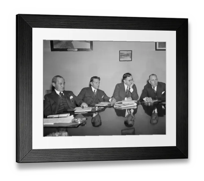 Framed Print : McCormack-Dickstein Committee Hearing Framed Print : McCormack-Dickstein Committee Hearing