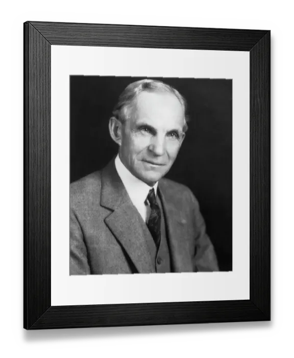 Framed Print : Ford Automobile Founder Henry Ford Framed Print : Ford Automobile Founder Henry Ford