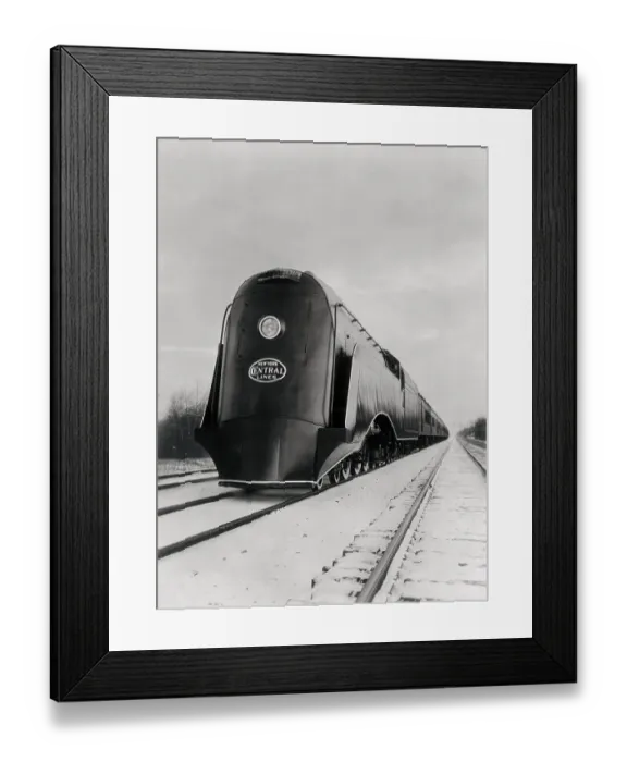Framed Print : View of Train on Track Framed Print : View of Train on Track