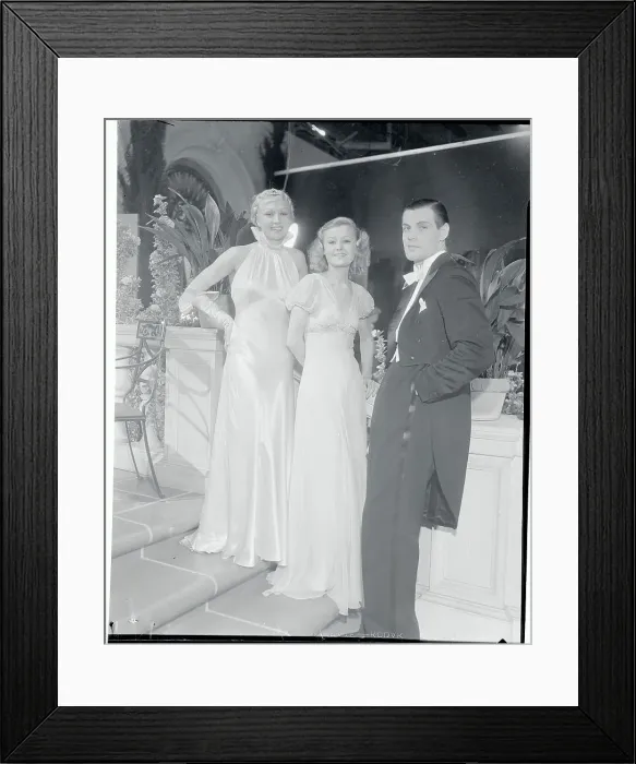Framed Print : Garry Leon, Rudy Vallee and Fay Webb Framed Print : Garry Leon, Rudy Vallee and Fay Webb