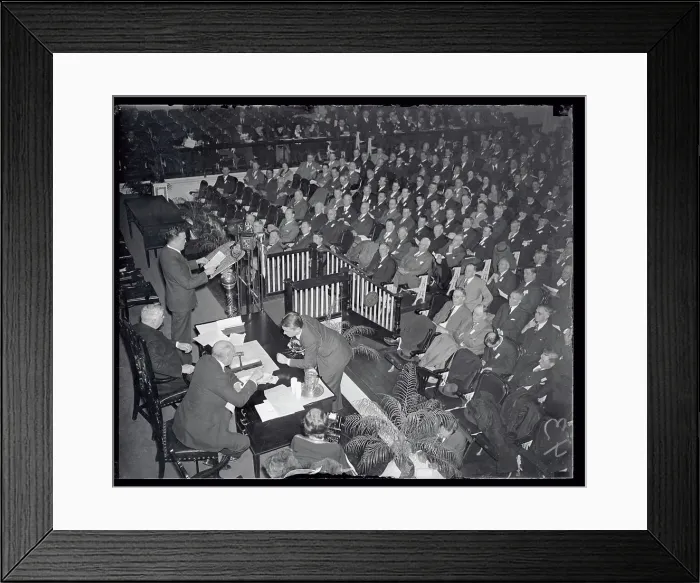Framed Print : J, Edgar Hoover Addressing Attorney General Framed Print : J, Edgar Hoover Addressing Attorney General