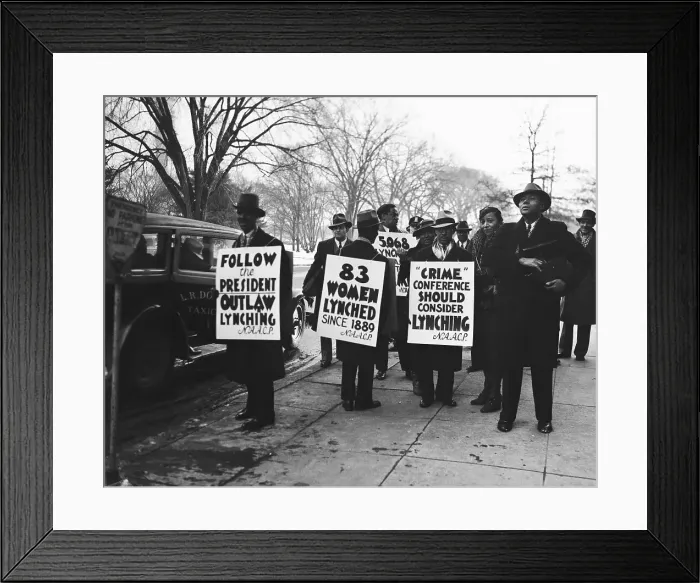 Framed Print : Anti-Lynching Protest At Constitution Hall Framed Print : Anti-Lynching Protest At Constitution Hall