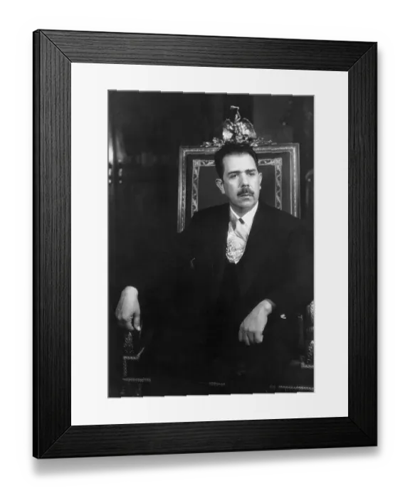 Framed Print : Portrait of Mexican President Lazaro Cardena Framed Print : Portrait of Mexican President Lazaro Cardena