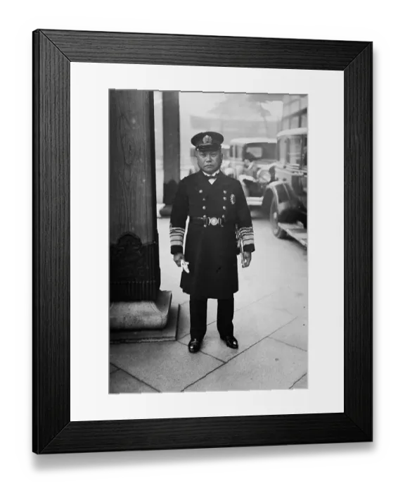 Framed Print : Portrait of Admiral Yeisuke Yamamoto Framed Print : Portrait of Admiral Yeisuke Yamamoto