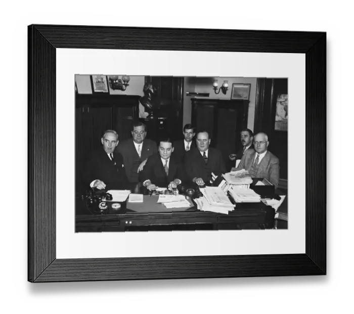 Framed Print : Senate Munition Investigation Committee Framed Print : Senate Munition Investigation Committee