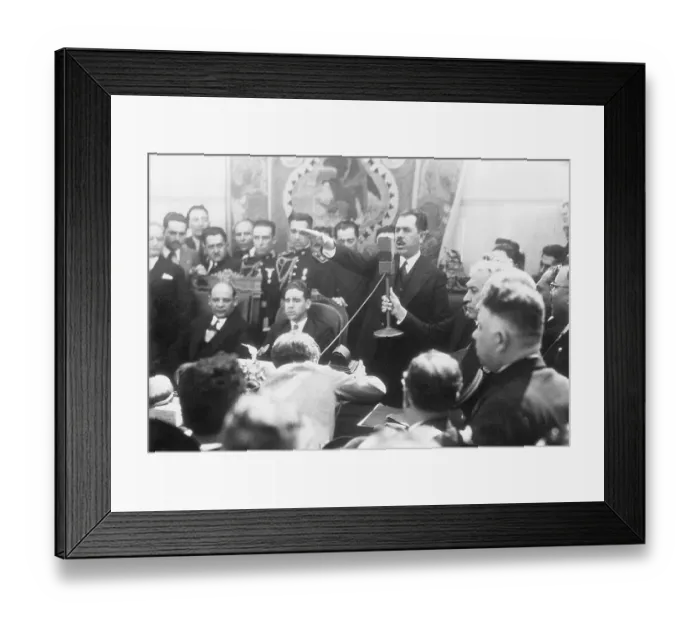 Framed Print : Lazaro Cardenas Inaugural Address Framed Print : Lazaro Cardenas Inaugural Address
