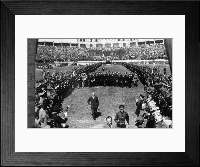 Framed Print : Inauguration of Lazaro Cardenas Framed Print : Inauguration of Lazaro Cardenas