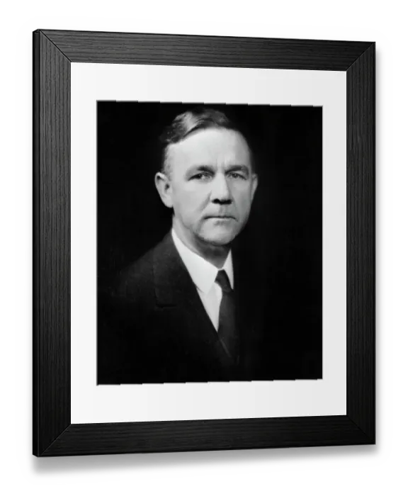 Framed Print : Portrait of George Hoyt Whipple Framed Print : Portrait of George Hoyt Whipple