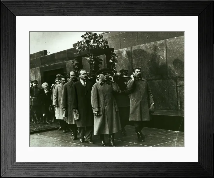 Framed Print : Joseph Stalin Carrying Bier Framed Print : Joseph Stalin Carrying Bier