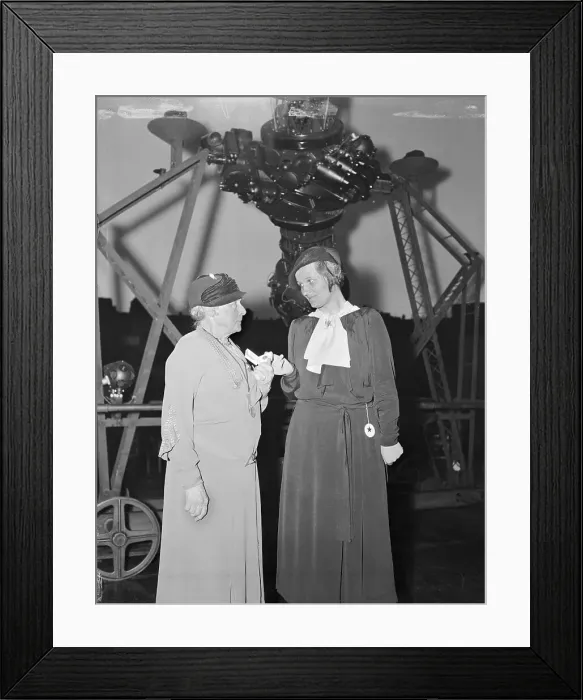 Framed Print : Annie Cannon Presenting an Award to Cecelia Gaposchkin Framed Print : Annie Cannon Presenting an Award to Cecelia Gaposchkin
