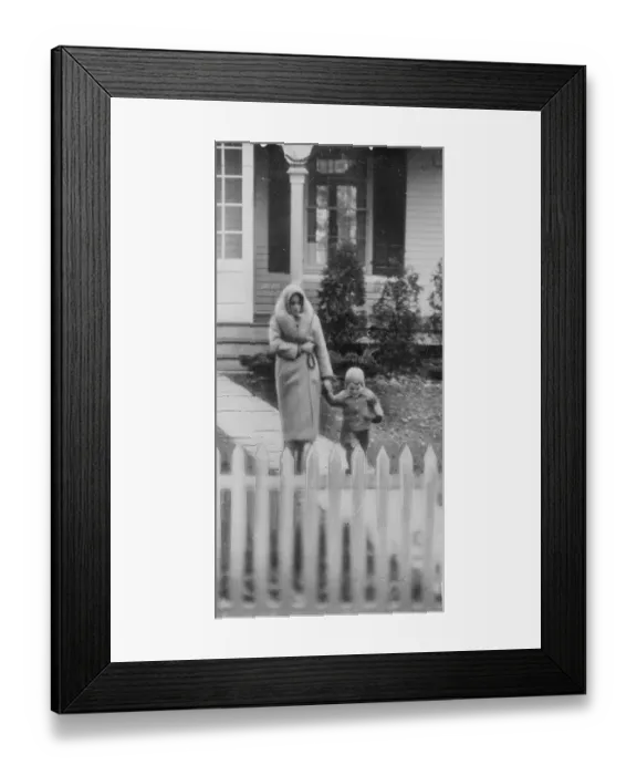 Framed Print : Anne Lindbergh with Her Son Jon Framed Print : Anne Lindbergh with Her Son Jon