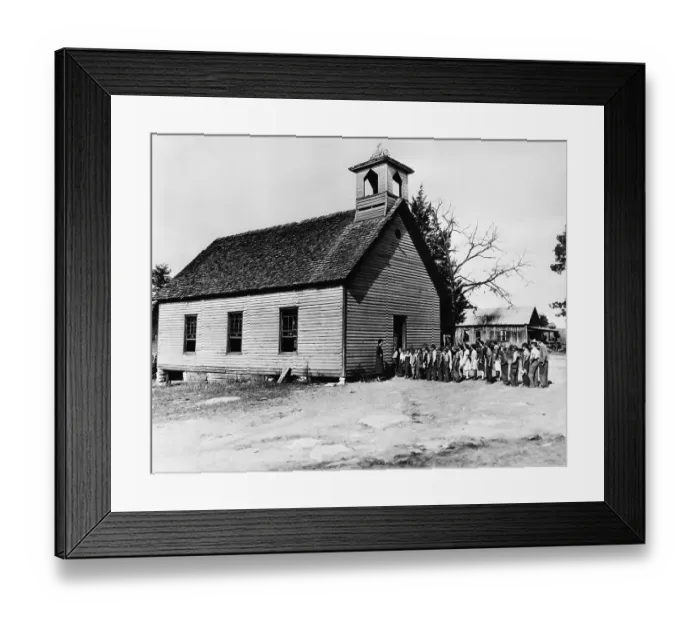 Framed Print : Exterior View Of The Oakdale School Framed Print : Exterior View Of The Oakdale School