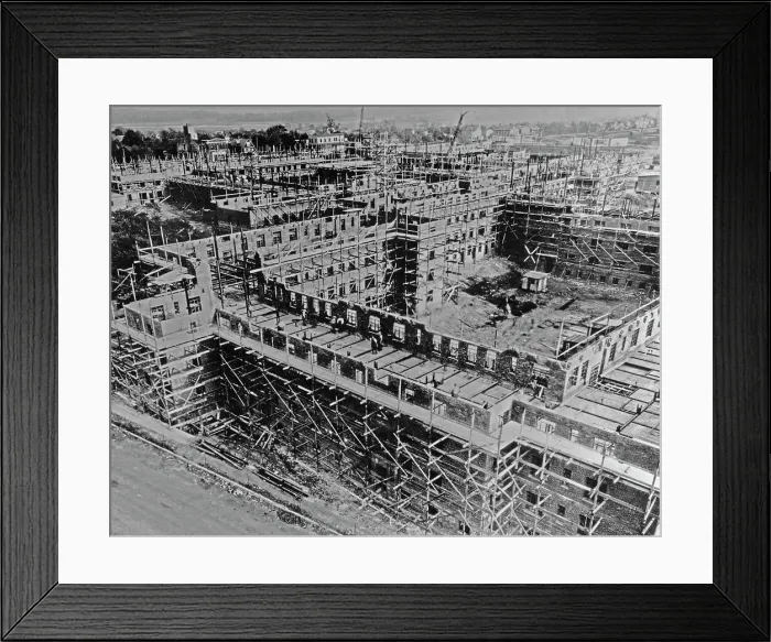 Framed Print : Hillside Housing Project, 1934 Framed Print : Hillside Housing Project, 1934