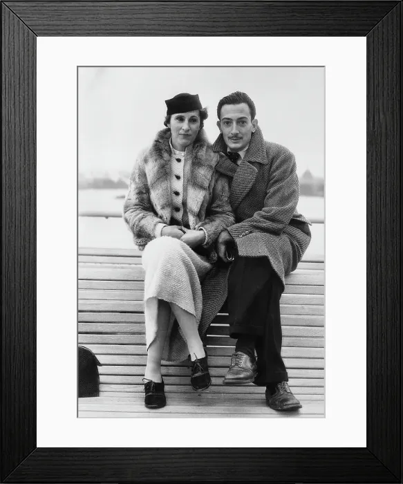 Framed Print : Gala and Salvador Dali Framed Print : Gala and Salvador Dali