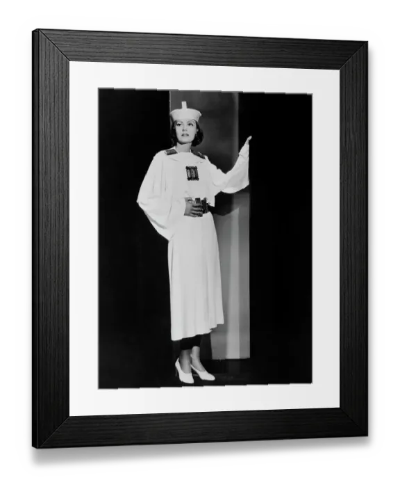 Framed Print : Greta Garbo Wearing Oriental Gown in The Painted Veil Framed Print : Greta Garbo Wearing Oriental Gown in The Painted Veil