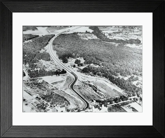 Framed Print : View from Graf Zeppelin of Autobahn Framed Print : View from Graf Zeppelin of Autobahn