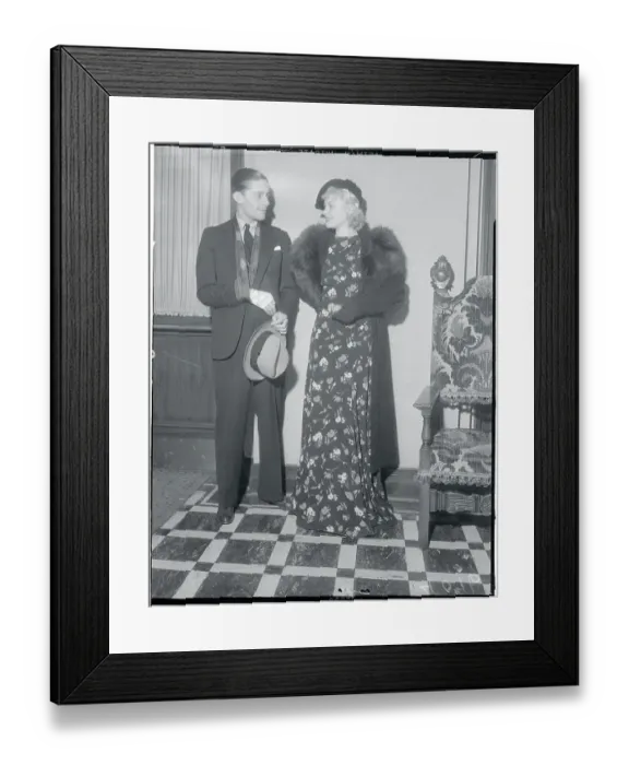 Framed Print : Actress Lucille Ball and Escort Mack Gray Dressed in Formal Attire Framed Print : Actress Lucille Ball and Escort Mack Gray Dressed in Formal Attire