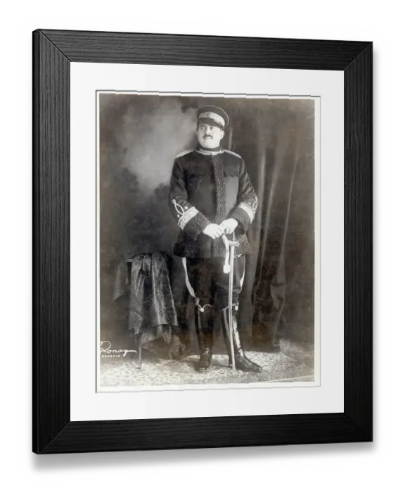Framed Print : Gen Pero Zivkovic in Uniform Framed Print : Gen Pero Zivkovic in Uniform