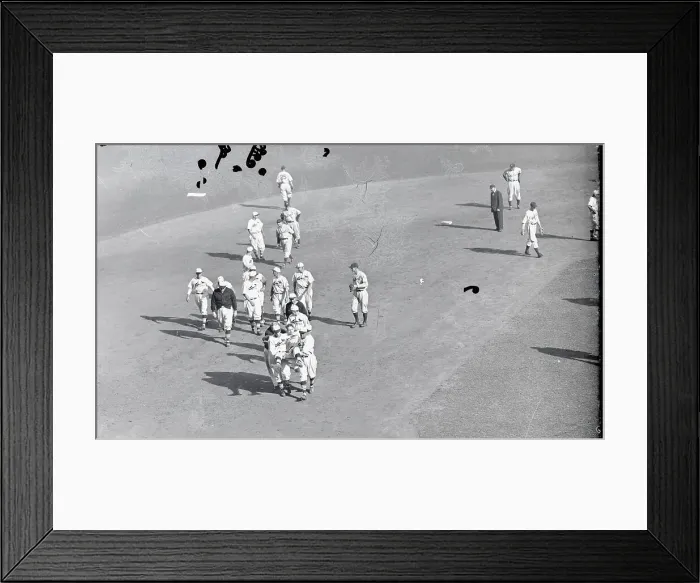 Framed Print : Teammates Carrying Dizzy Dean from Field Framed Print : Teammates Carrying Dizzy Dean from Field