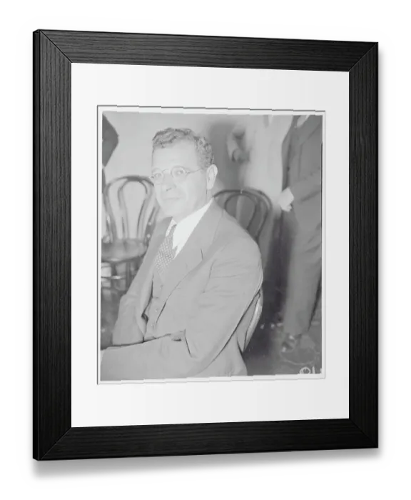 Framed Print : Labor Leader Sidney Hillman Framed Print : Labor Leader Sidney Hillman
