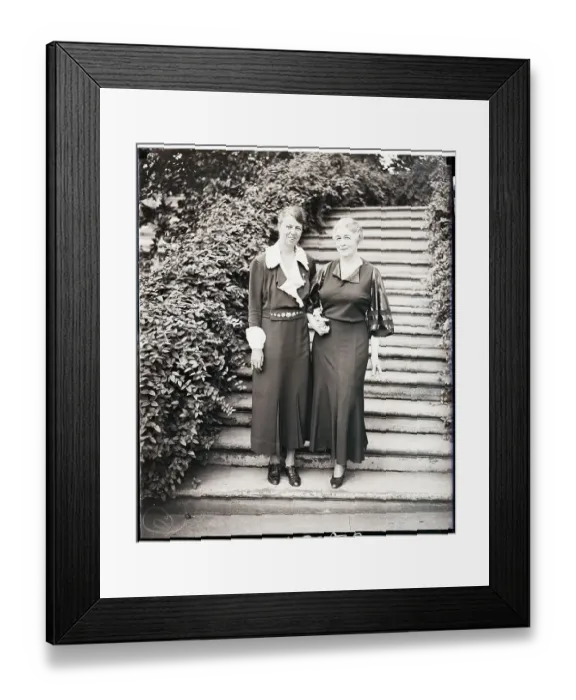 Framed Print : Eleanor Roosevelt and Ruth Bryan Owen Hold Hands Framed Print : Eleanor Roosevelt and Ruth Bryan Owen Hold Hands